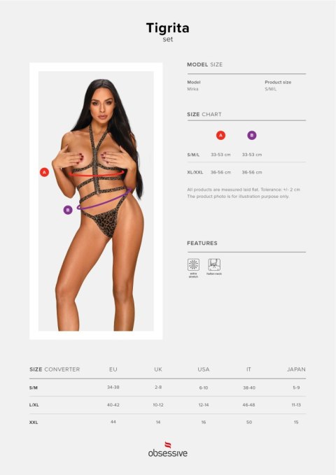 KOMPLET 2 CZĘŚCIOWY TIGRITA SALE OBSESSIVE KOMPLET 2 CZĘŚCIOWY TIGRITA SALE OBSESSIVE