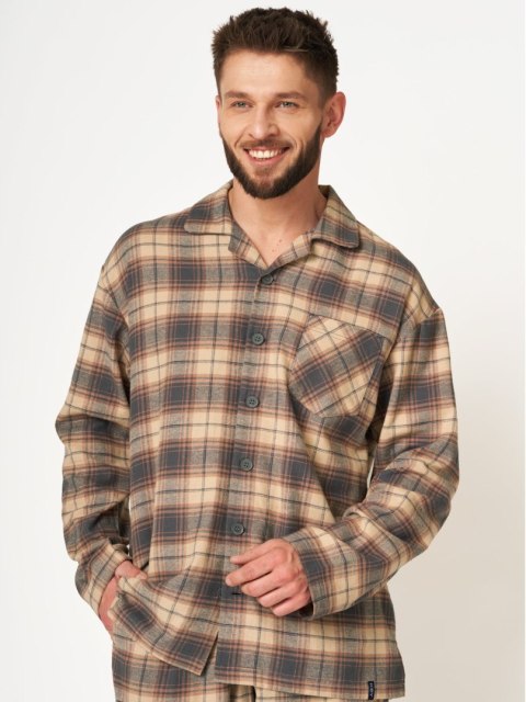 PIŻAMA MĘSKA MNS 402 FLANELA DR KEY PIŻAMA MĘSKA MNS 402 FLANELA DR KEY