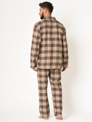 PIŻAMA MĘSKA MNS 402 FLANELA R.3XL-4XL KEY