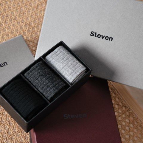 SKARPETY DAMSKIE 175 WEŁNA MERYNOS BOX 3PAK STEVEN SKARPETY DAMSKIE 175 WEŁNA MERYNOS BOX 3PAK STEVEN