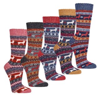 SKARPETY DAMSKIE MERYNOS/ALPAKA 2287 SALE RISOCKS
