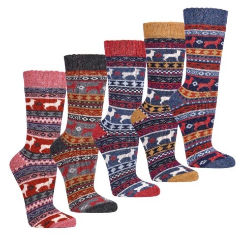 SKARPETY DAMSKIE MERYNOS/ALPAKA 2287 SALE RISOCKS