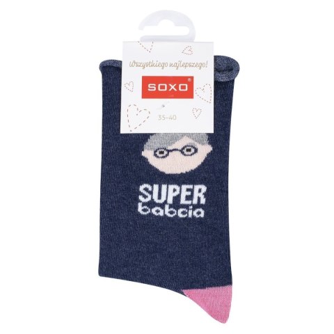 SKARPETY DAMSKIE SOXO BABCIA SALE SOXO