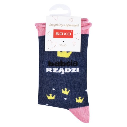 SKARPETY DAMSKIE SOXO BABCIA SALE SOXO