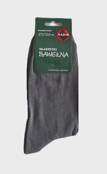 SKARPETY MĘSKIE BAWEŁNA R.39-47 NADIR