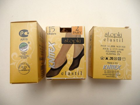 STOPKI ELASTIL 20 DEN 2 PARY KNITTEX STOPKI ELASTIL 20 DEN 2 PARY KNITTEX