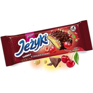 CIASTKA GOPLANA JEŻYKI 140g WIŚNIOWE