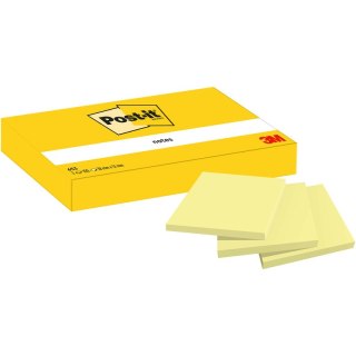 KARTECZKI POST-IT 38x51mm ŻÓŁTE (3x100)