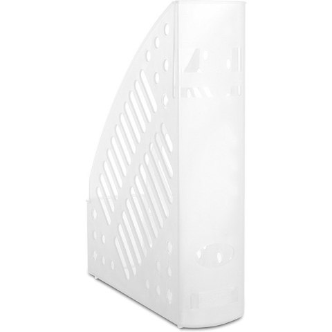 Pojemnik na dokumenty Donau A4/70mm transparentny biały