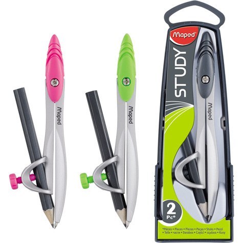 CYRKIEL MAPED STUDY 120 + OŁÓWEK