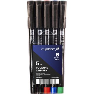 FOLIOPIS RYSTOR FB-25 3 KOLORY+2 CZARNE