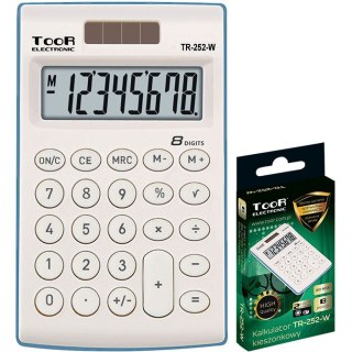 KALKULATOR TOOR TR-252 BIAŁY