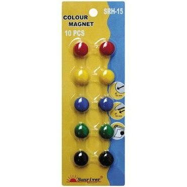 MAGNESY DO TABLIC 15mm MIX KOLOR (10)