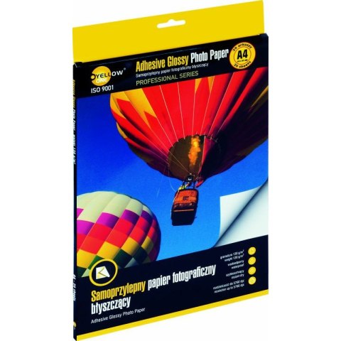 PAPIER FOTO YELLOW ONE A4 130g SAMOPRZYLEPNY BŁYSK (20)