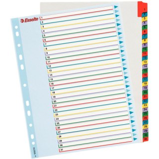 PRZEKŁADKI MYLAR ESSELTE A4 1-31