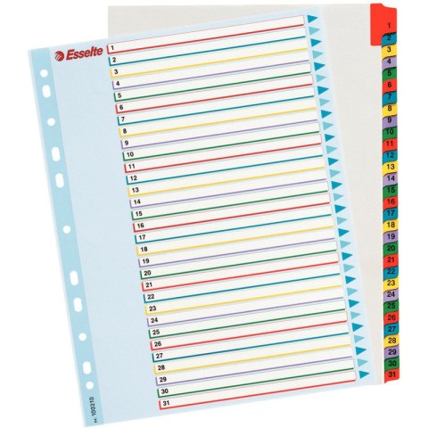 PRZEKŁADKI MYLAR ESSELTE A4 1-31