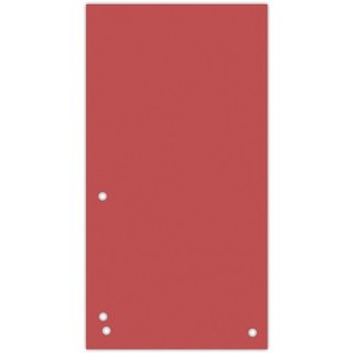 Przekładki kartonowe Donau 1/3 A4 czerwone (100)