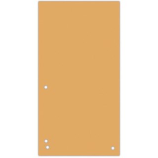 Przekładki kartonowe Donau 1/3 A4 pomarańczowe (100)