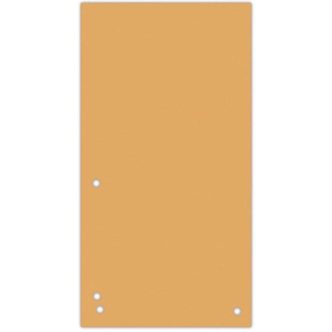 Przekładki kartonowe Donau 1/3 A4 pomarańczowe (100)