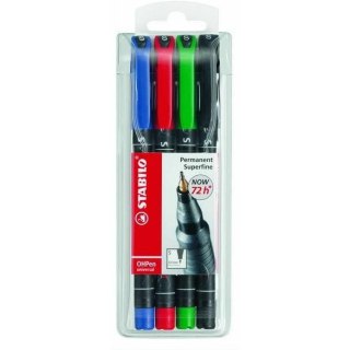 FOLIOPIS STABILO OHPEN UNIVERSAL 0,4mm 4 KOLORY