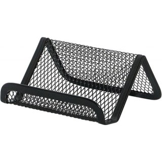 Stojak na wizytówki Q-Connect metalowy czarny