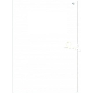 TECZKA KARTONOWA WIĄZANA A4+ BIAŁA