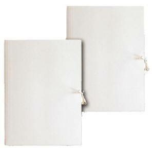 TECZKA KARTONOWA WIĄZANA BARBARA A3/300g BIAŁA