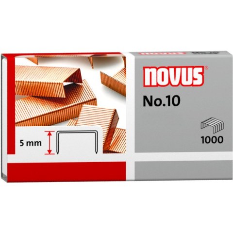 ZSZYWKI NOVUS No.10 MIEDZIOWANE (1000)