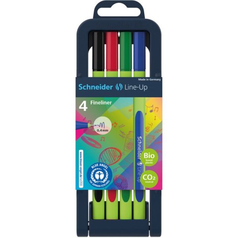 Cienkopisy Schneider Line-Up Touch 0.4mm 4 kolory