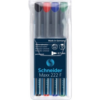 Foliopisy Schneider Maxx 222 F 4 kolory