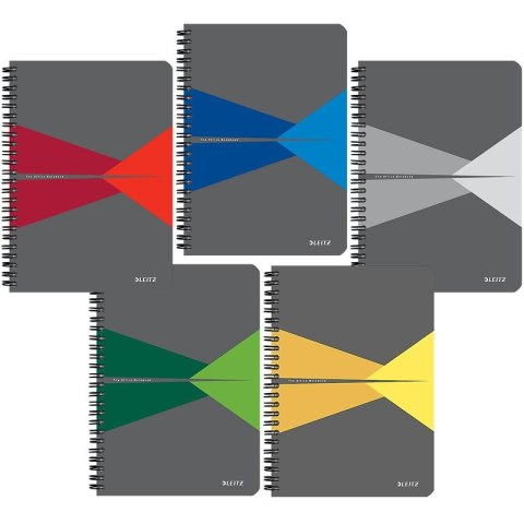 KOŁONOTATNIK LEITZ OFFICE A5/90K KRATKA NIEBIESKI