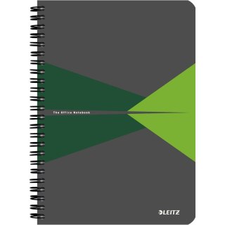 KOŁONOTATNIK LEITZ OFFICE A5/90K LINIA ZIELONY