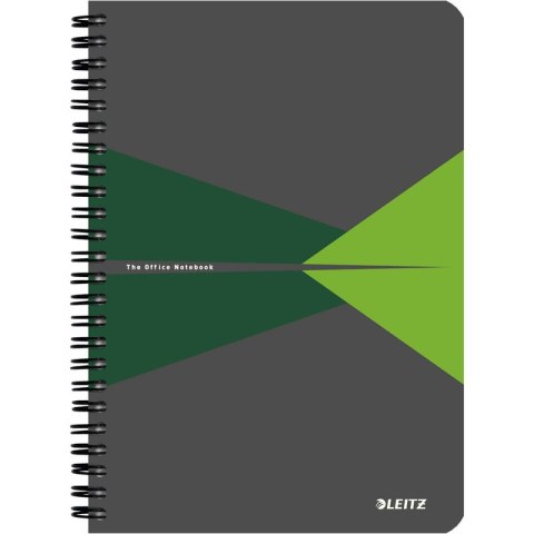 KOŁONOTATNIK LEITZ OFFICE A5/90K LINIA ZIELONY