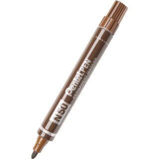 MARKER PERMANENTNY PENTEL N50 BRĄZOWY