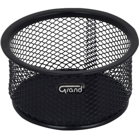 METALOWY POJEMNIK NA SPINACZE CZARNY