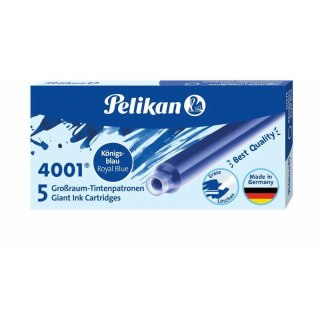 NABOJE ATRAMENTOWE PELIKAN DŁUGIE NIEBIESKIE (5)