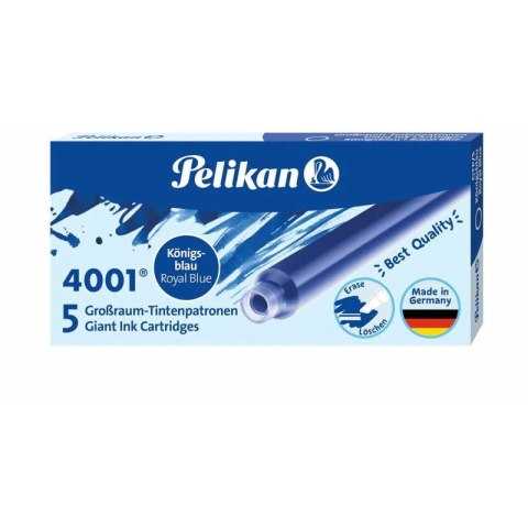 NABOJE ATRAMENTOWE PELIKAN DŁUGIE NIEBIESKIE (5)