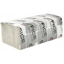 Ręczniki składane Office Products ZZ 1w makulatura szare (20x200)