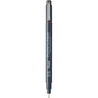 Cienkopis Pentel PointLiner 0.5mm miedziany