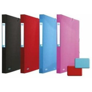 Teczka PP z gumką Oxford Urban A4+/25mm czarna