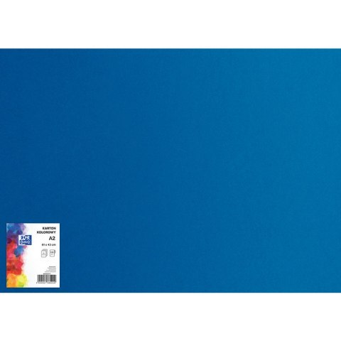 Karton Oxford A2 160g granatowy