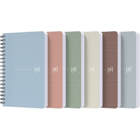 Kołozeszyt Oxford My Rec'Up 9x14cm/90k kratka mix kolorów