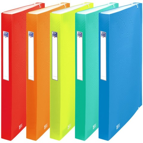 Teczka PP z gumką Oxford Urban A4+ 12 przegródek mix kolorów