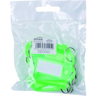 Zawieszki na klucze Office Products zielone (10)