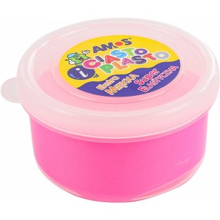 Masa plastyczna Amos Ciasto-Plasto 30g neon różowa