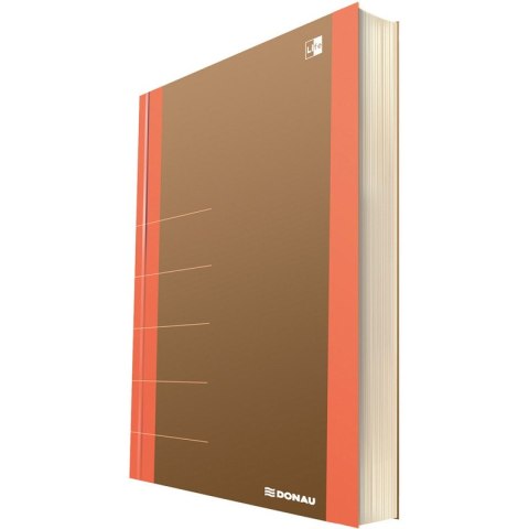 Notatnik Donau Life 165x230mm 80k kratka pomarańczowy