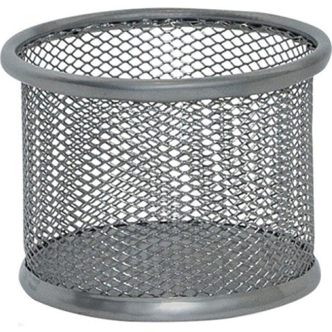 Przybornik na biurko Q-Connect metalowy srebrny