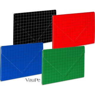 Teczka kartonowa z rzepem VauPe A4/10mm czerwona