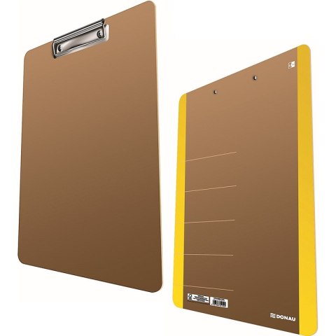 Deska z klipem Donau Life A4 żółta
