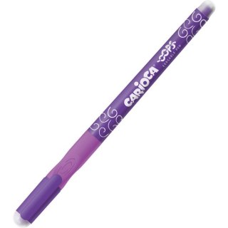 Długopis wymazywalny Carioca Oops fioletowy